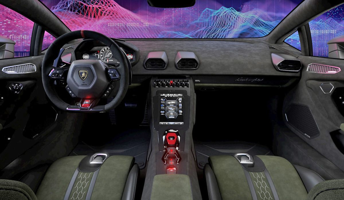Lamborghini Huracan Sterrato 2022. Siéges avants. Coupé, 1 génération