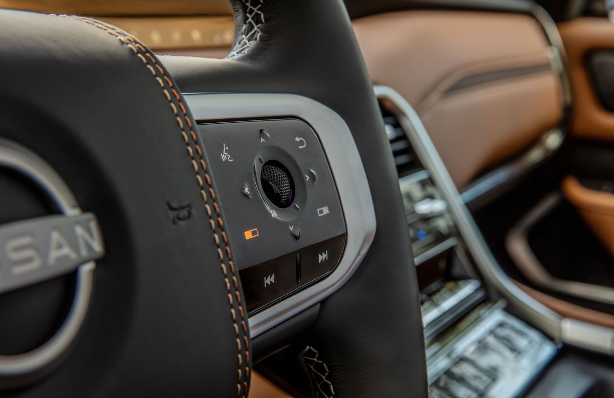 Nissan Armada 2024. Руль. Внедорожник 5 дв., 3 поколение