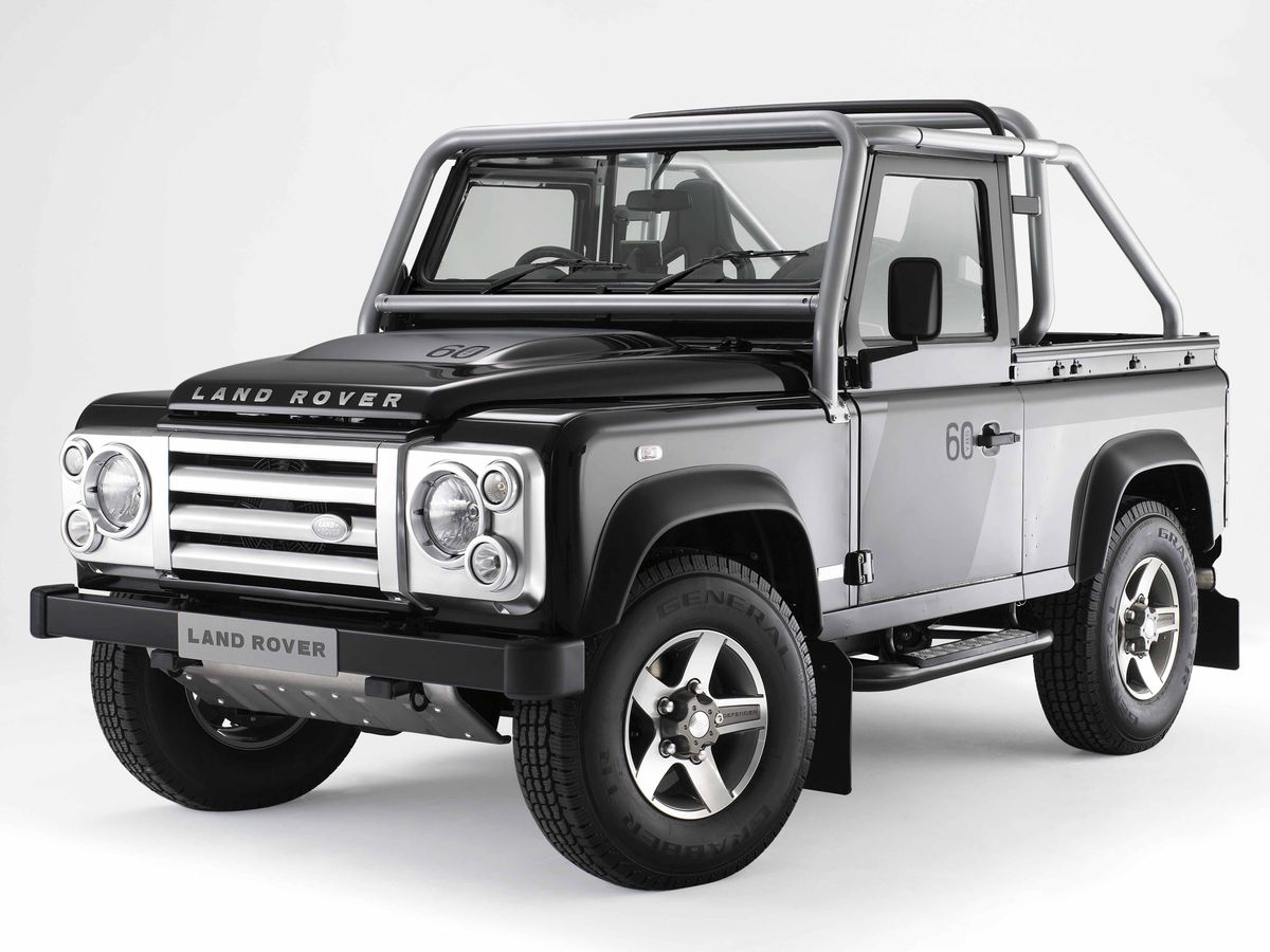 Land Rover Defender 2007. Bodywork, Exterior. SUV cabriolet, 1 generation, restyling