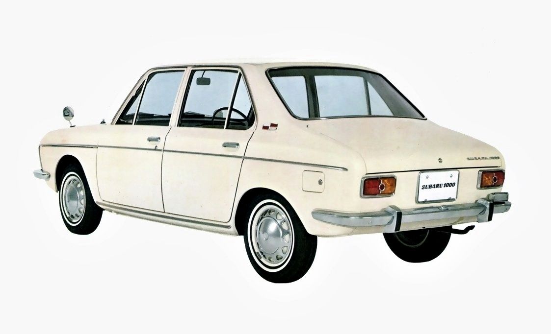 Subaru 1000 1965. Carrosserie, extérieur. Berline, 1 génération