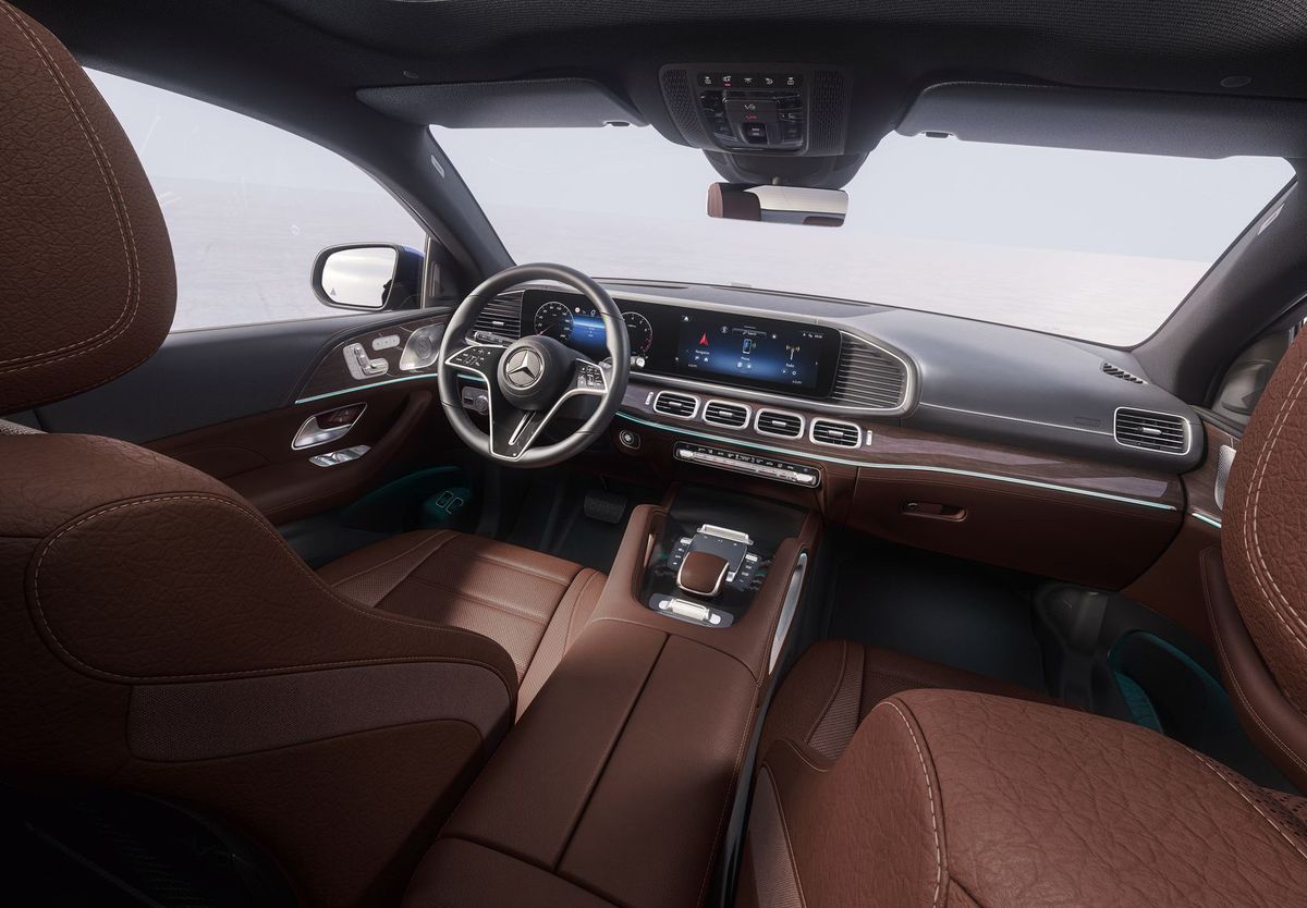 Mercedes GLE Coupe 2023. Front seats. SUV Coupe, 2 generation, restyling