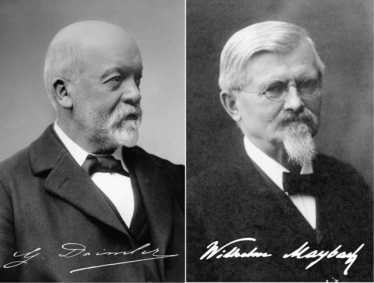 Gottlieb Daimler and Wilhelm Maybach