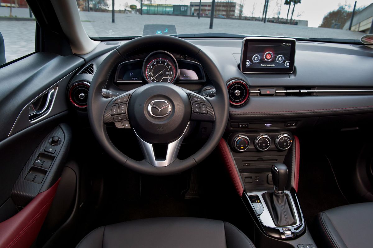 Mazda CX-3 2014. Dashboard. SUV 5-doors, 1 generation