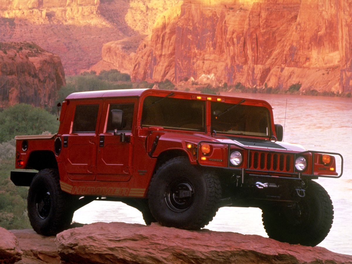 Hummer H1 1992. Carrosserie, extérieur. 2 pick-up, 1 génération