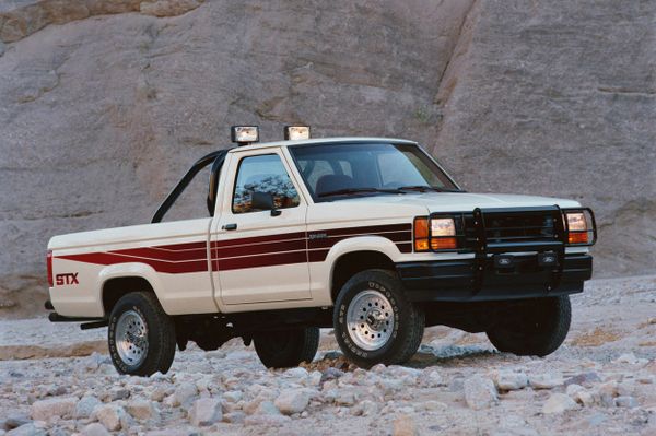 Ford Ranger (North America) 1989. Bodywork, Exterior. Pickup single-cab, 1 generation, restyling