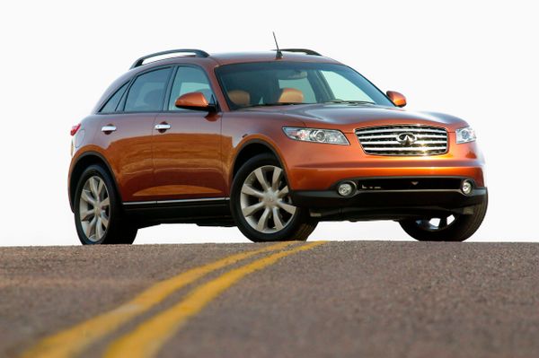 إنفينيتي FX ‏2002. الهيكل، المظهر الخارجي. SUV ٥ أبواب, 1 الجيل