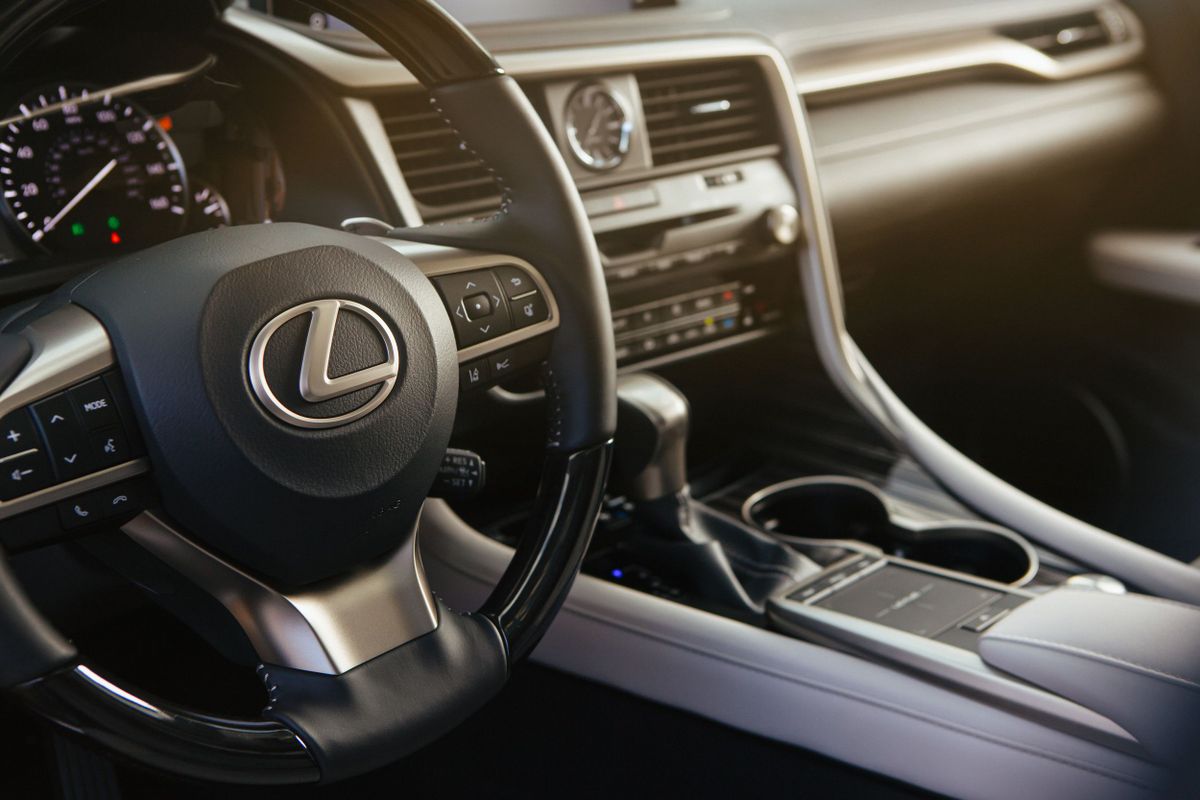Lexus RX L 2019. Steering wheel. SUV 5-doors, 4 generation, restyling