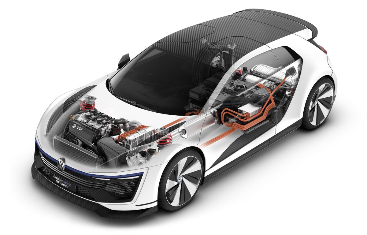 Volkswagen. Car layout.