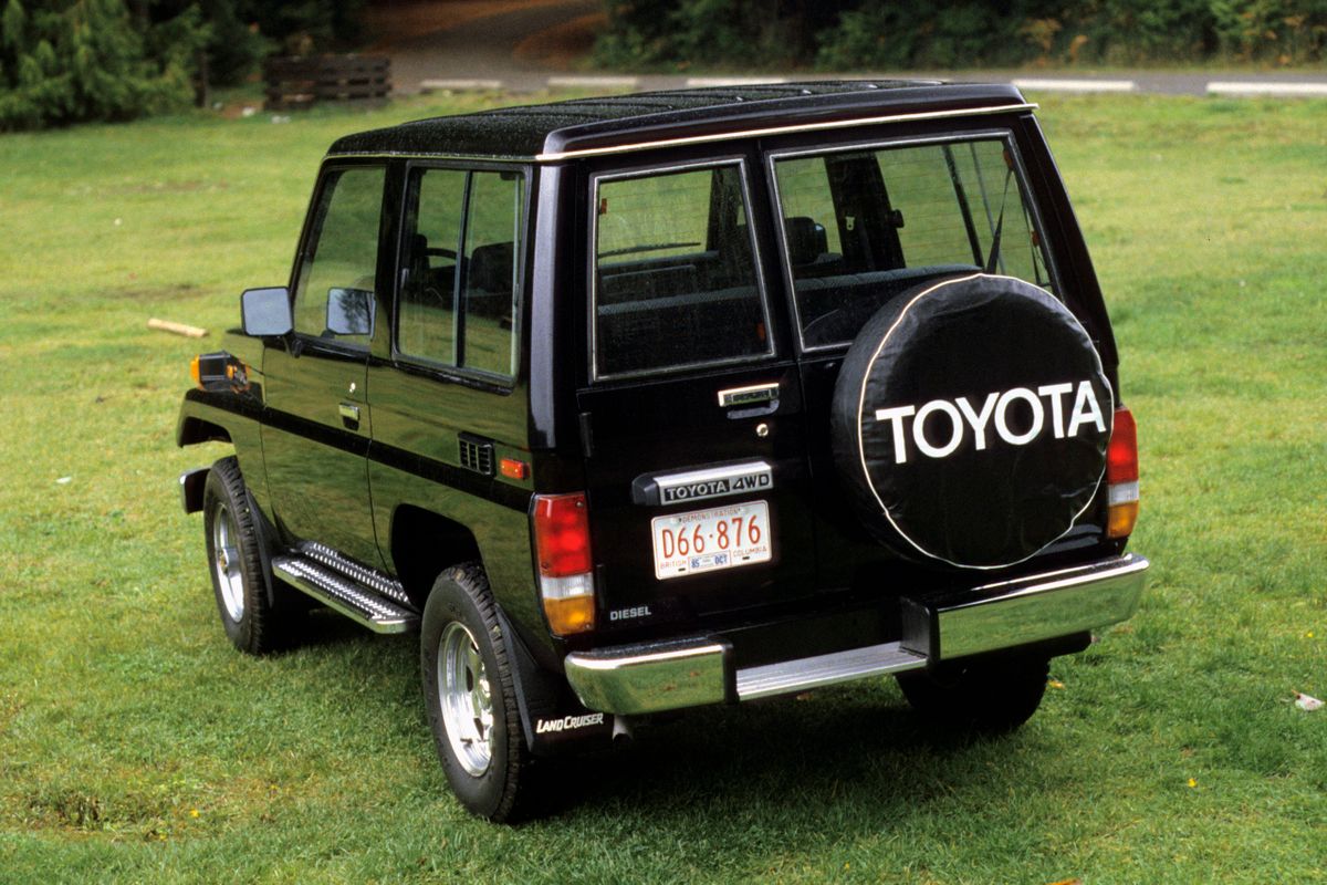 Toyota LC 1984. Carrosserie, extérieur. VUS 3-portes, 8 génération