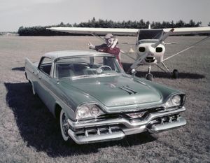 דודג' קסטום רויאל 1957. מרכב, צורה. סדאן הרדטופ, 2 דור