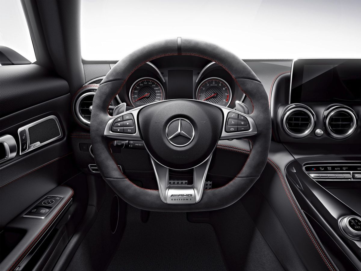 Mercedes AMG GT 2014. Dashboard. Coupe, 1 generation