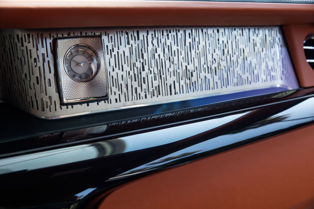 Rolls-Royce Phantom 2017. Interior detail. Sedan, 8 generation