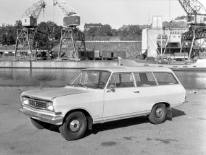 אופל רקורד 1965. מרכב, צורה. סטיישן 3 דלתות, 2 דור