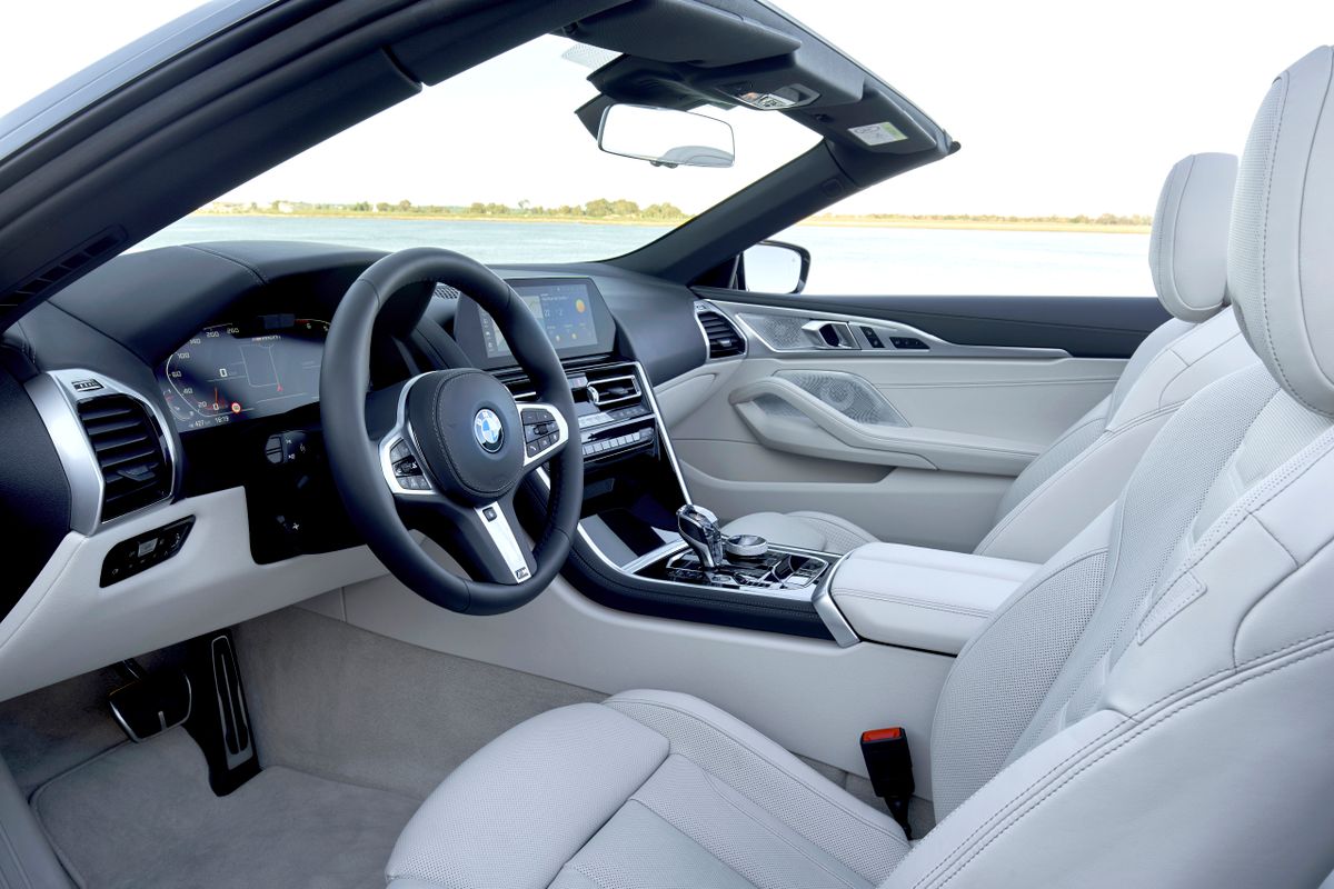 BMW 8 series 2018. Front seats. Cabrio, 2 generation