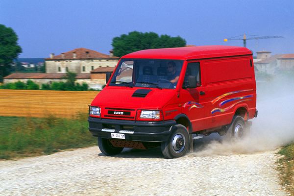 IVECO Daily 1990. Carrosserie, extérieur. Fourgonnette Courte, 1 génération, restyling 1