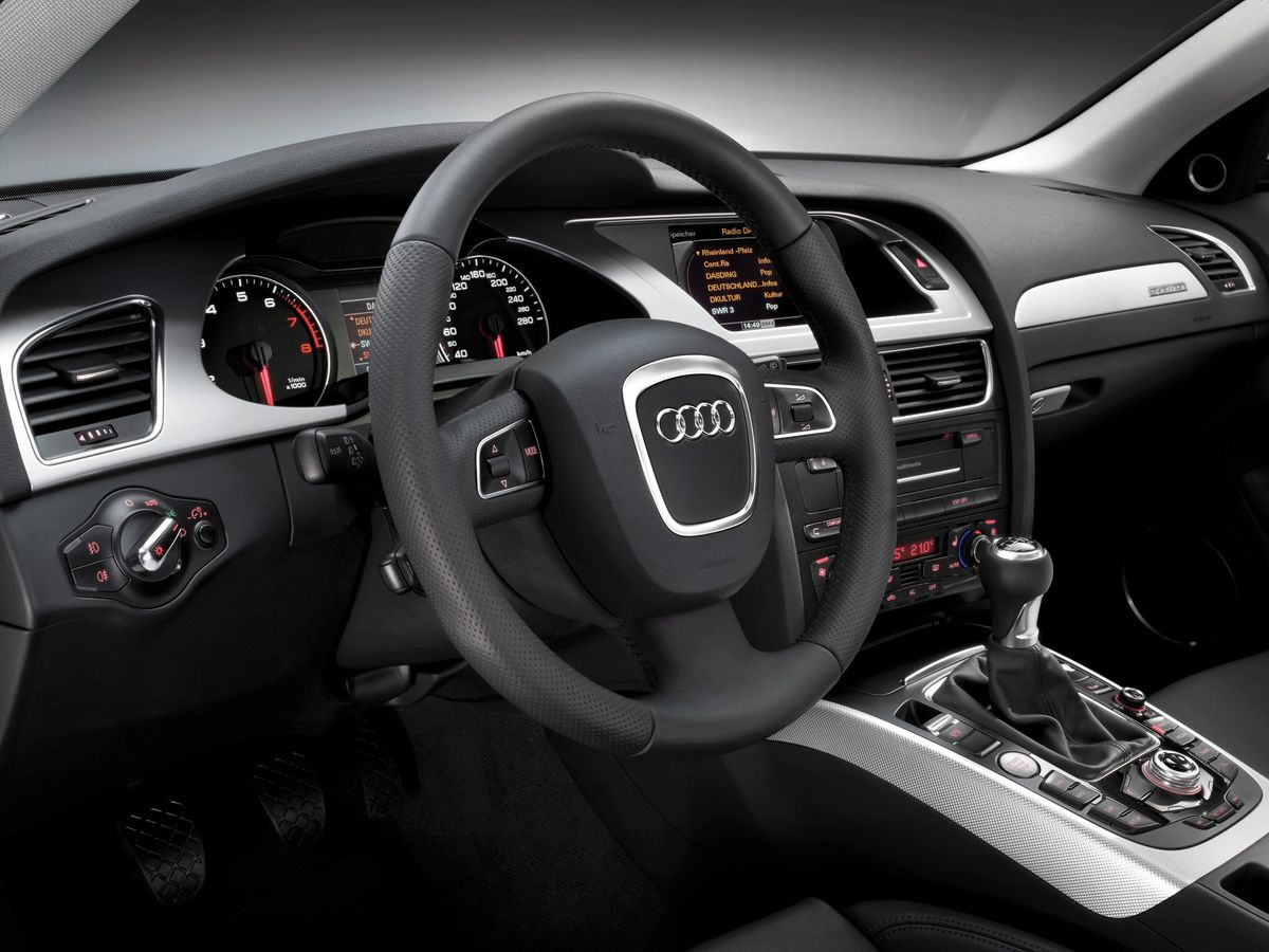 Audi A4 allroad 2009. Steering wheel. Estate 5-door, 1 generation