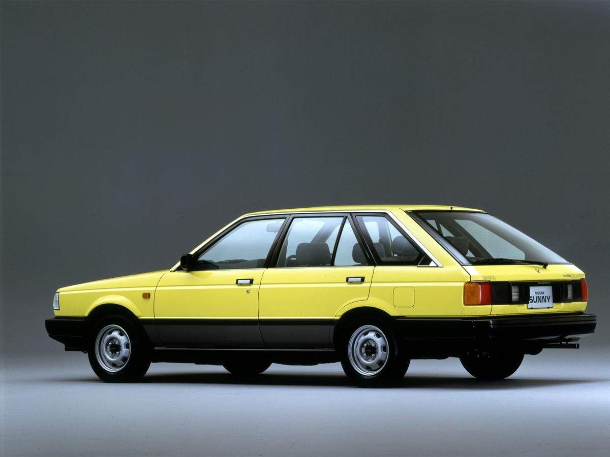 ניסאן סאני 1986. מרכב, צורה. סטיישן 5 דלתות, 6 דור