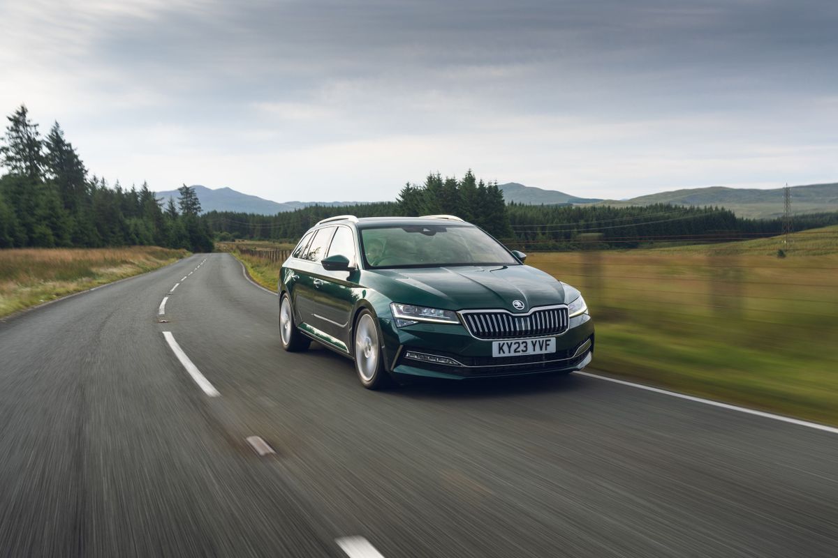 Skoda Superb 2023. Кузов, экстерьер. Универсал, 4 поколение