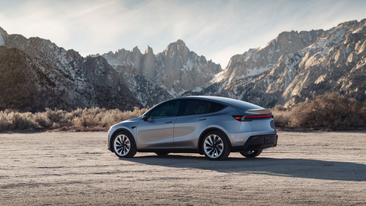 Tesla Model Y 2025. Кузов, экстерьер. Внедорожник 5 дв., 1 поколение, рестайлинг