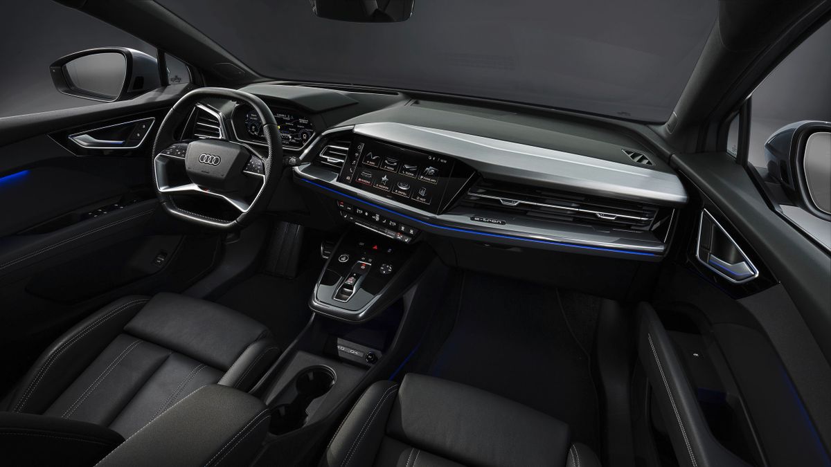Audi Q4 Sportback e-tron 2021. Siéges avants. VUS Coupé, 1 génération