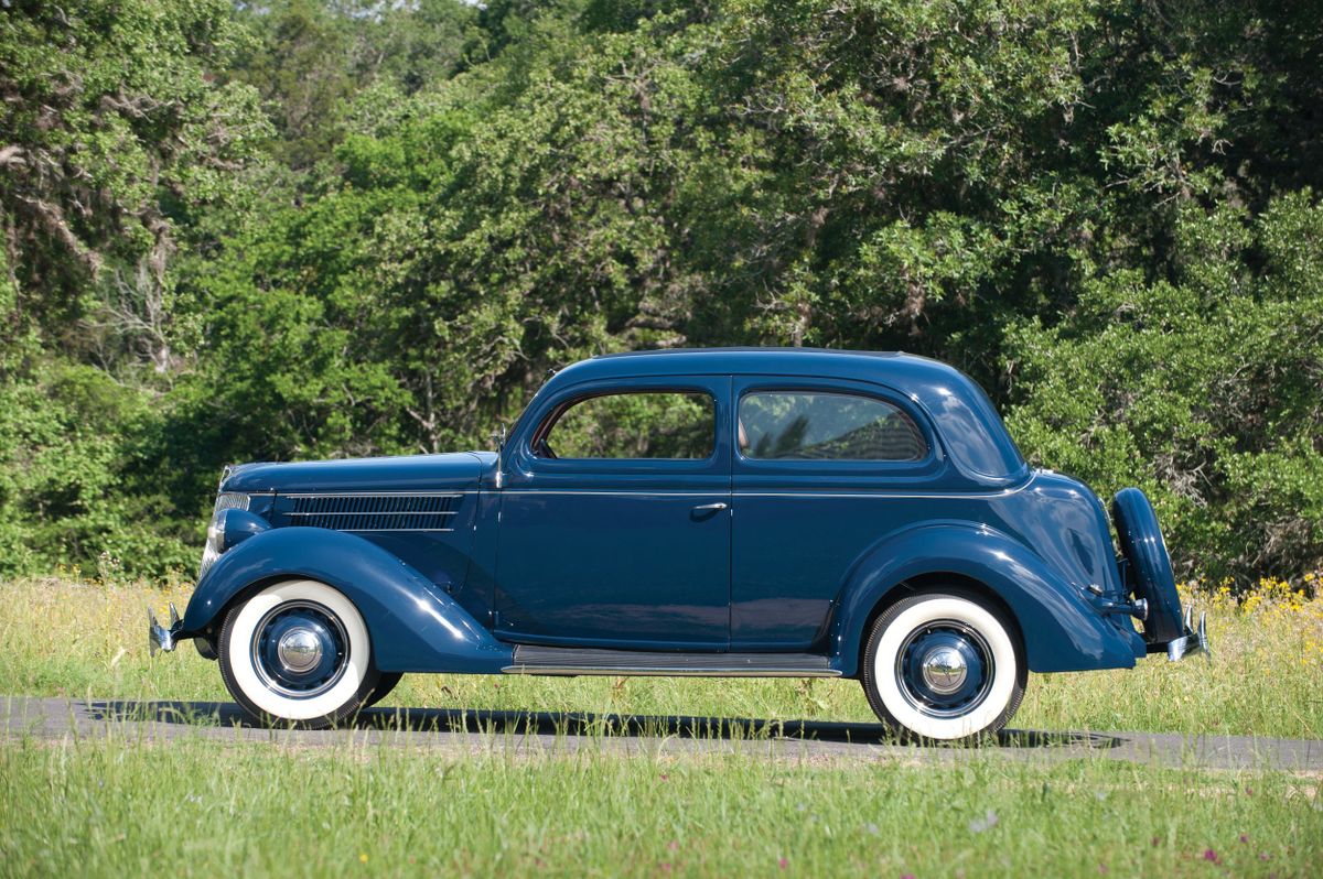 فورد V8 ‏1936. الهيكل، المظهر الخارجي. سيدان بابين, 2 الجيل