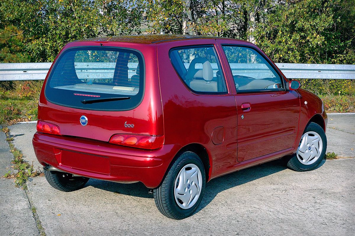 פיאט 600 ‏2005. מרכב, צורה. מיני 3 דלתות, 1 דור