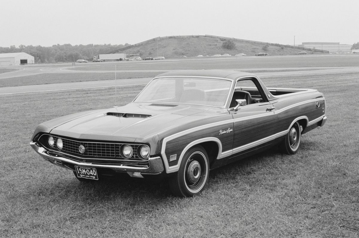 Ford Ranchero 1968. Carrosserie, extérieur. Pick-up, 4 génération