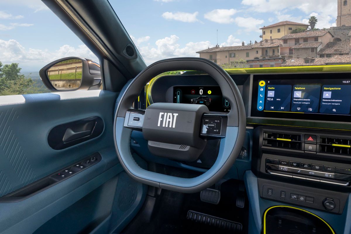 Fiat Гранд Панда 2024. Панель приборов. Хэтчбек 5 дв., 1 поколение