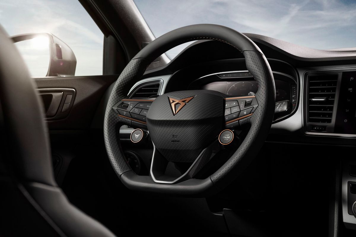 Cupra Ateca 2020. Steering wheel. SUV 5-doors, 1 generation, restyling
