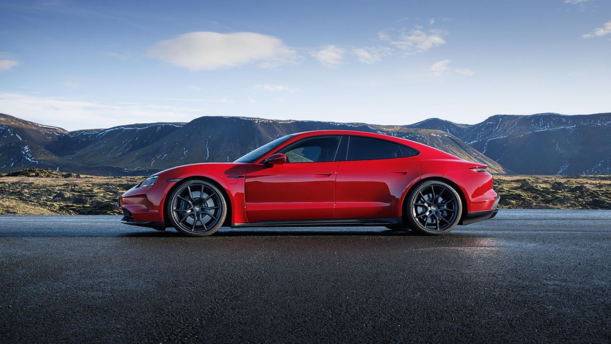 Porsche Taycan 2024. Кузов, экстерьер. Седан, 1 поколение, рестайлинг