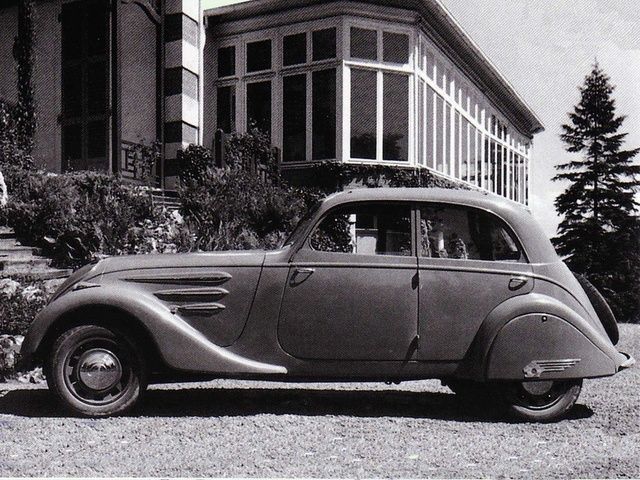 פיג'ו 402 1935. מרכב, צורה. סדאן, 1 דור