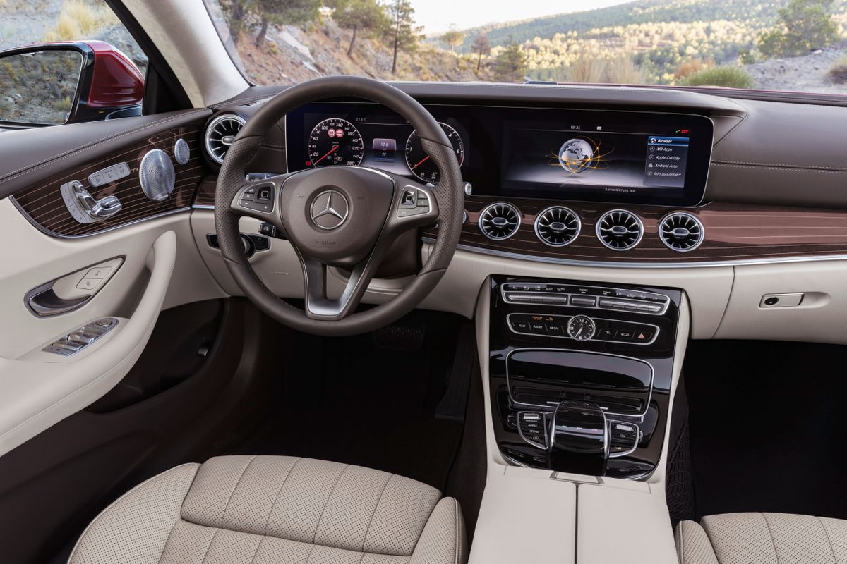 Mercedes E-Class 2017. Dashboard. Coupe, 5 generation