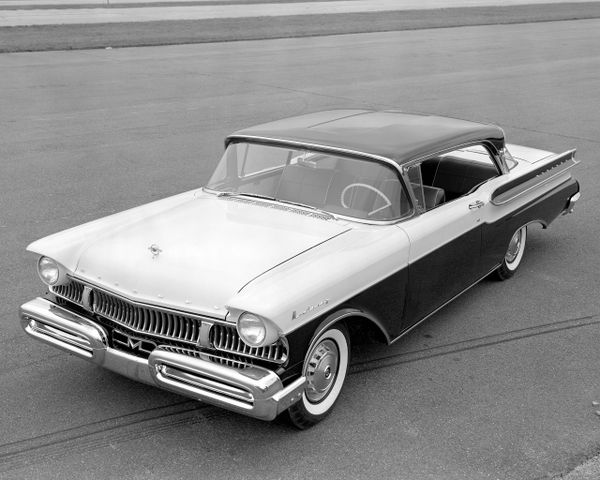 Mercury Monterey 1957. Carrosserie, extérieur. Coupé sans montants, 3 génération