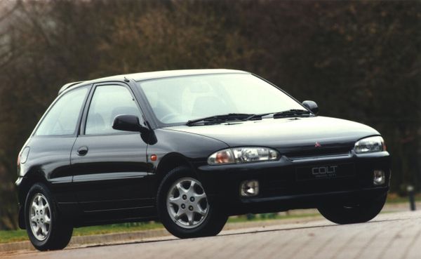 Mitsubishi Colt 1992. Carrosserie, extérieur. Hatchback 3-portes, 4 génération