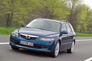 Mazda 6 2005. Carrosserie, extérieur. Break 5-portes, 1 génération, restyling
