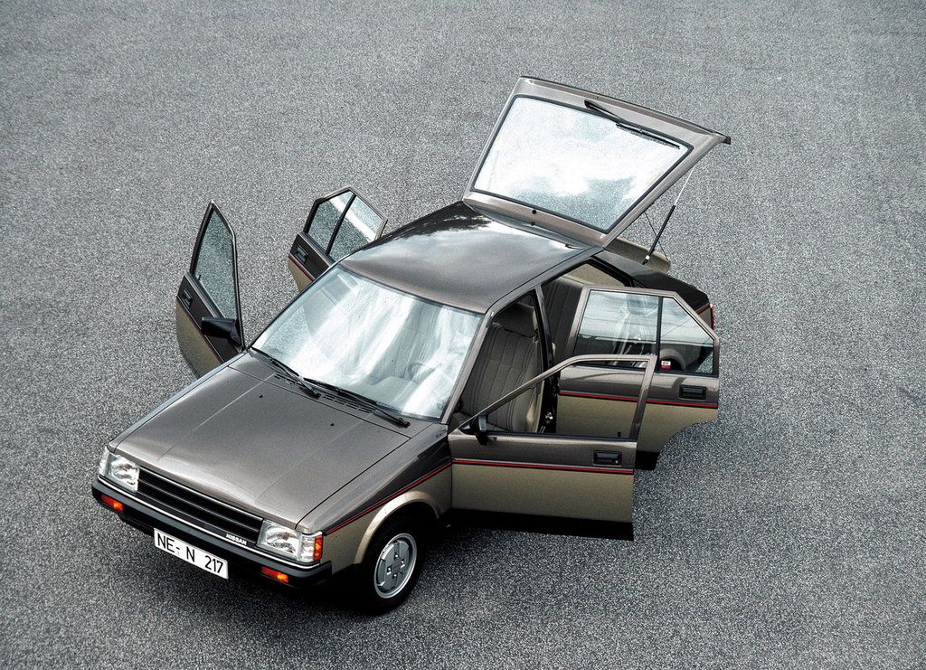 Nissan Cherry 1982. Bodywork, Exterior. Mini 5-doors, 4 generation