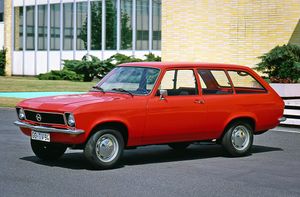 אופל אסקונה 1970. מרכב, צורה. סטיישן 3 דלתות, 1 דור