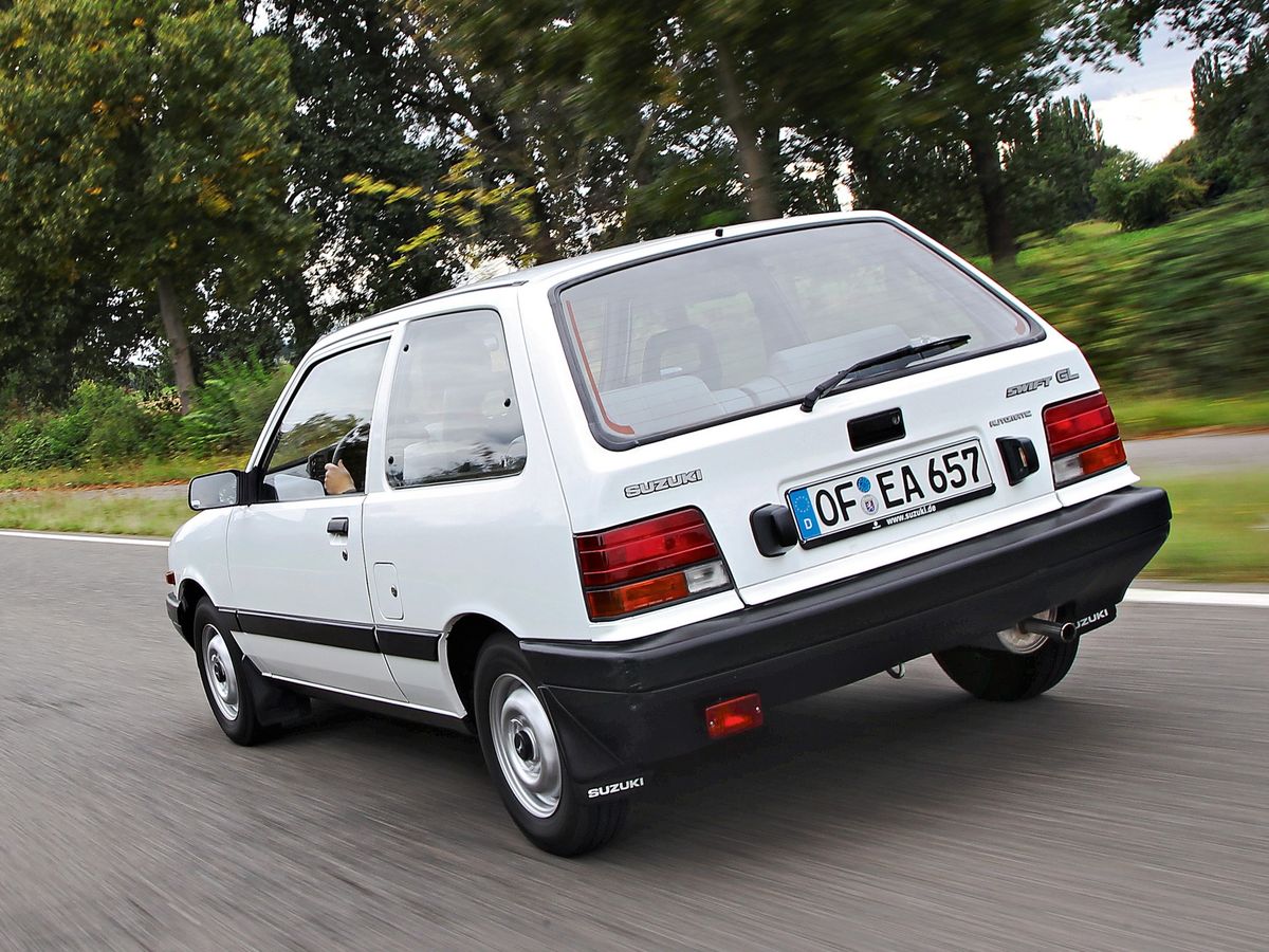 Suzuki Swift 1983. Carrosserie, extérieur. Mini 3-portes, 1 génération