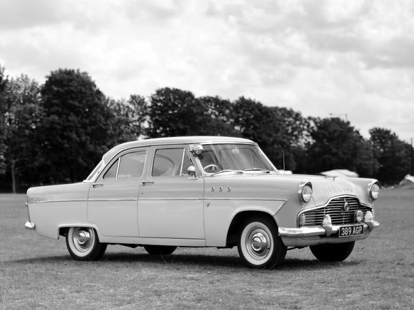 Ford Zephyr 1956. Carrosserie, extérieur. Berline, 2 génération