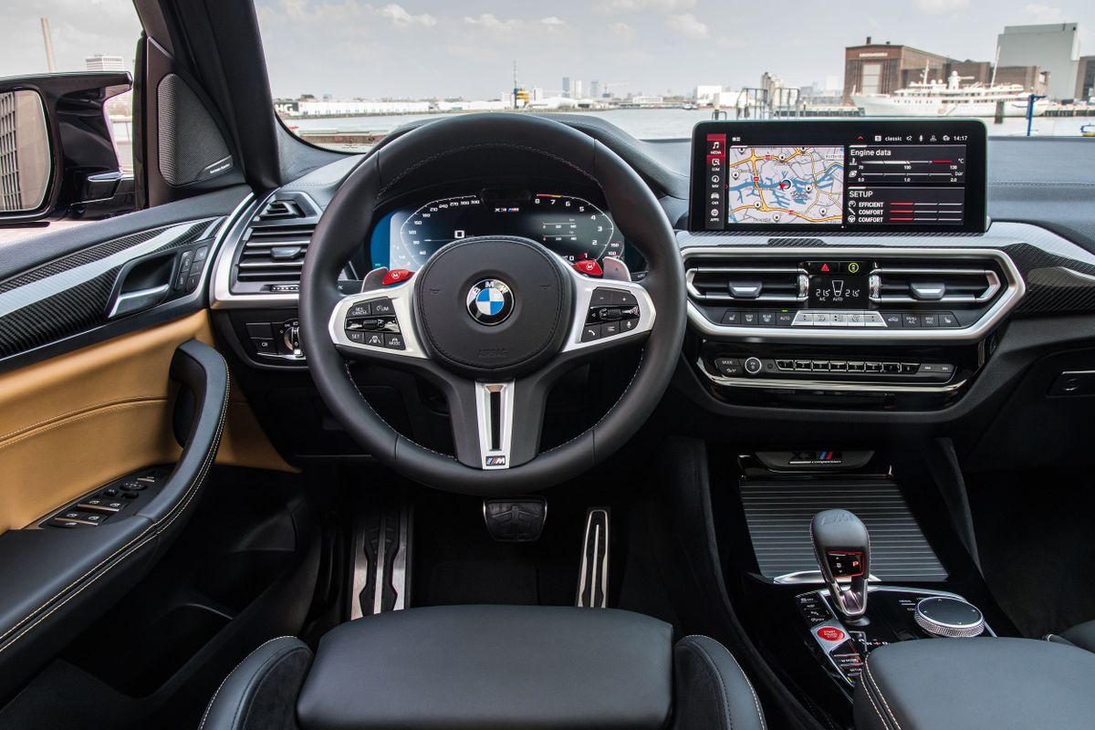 BMW X3 M 2021. Tableau de bord. VUS 5-portes, 1 génération, restyling 1
