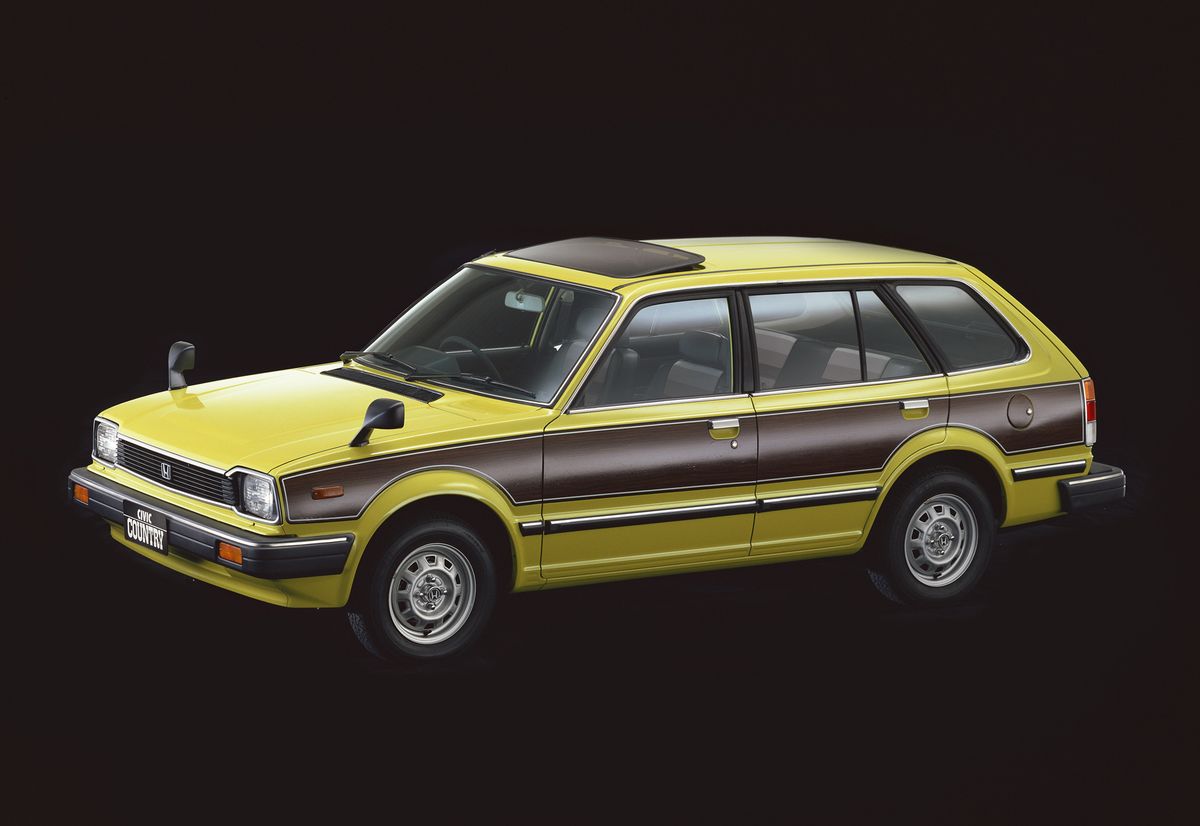 Хонда Цивик 1980. Кузов, экстерьер. Универсал 5 дв., 2 поколение, рестайлинг