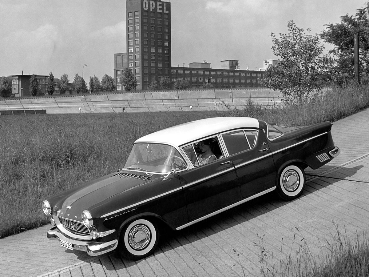 Opel Kapitan 1958. Carrosserie, extérieur. Berline, 3 génération