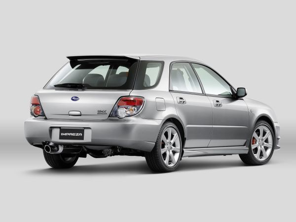 Subaru Impreza WRX 2005. Carrosserie, extérieur. Break 5-portes, 2 génération, restyling 2