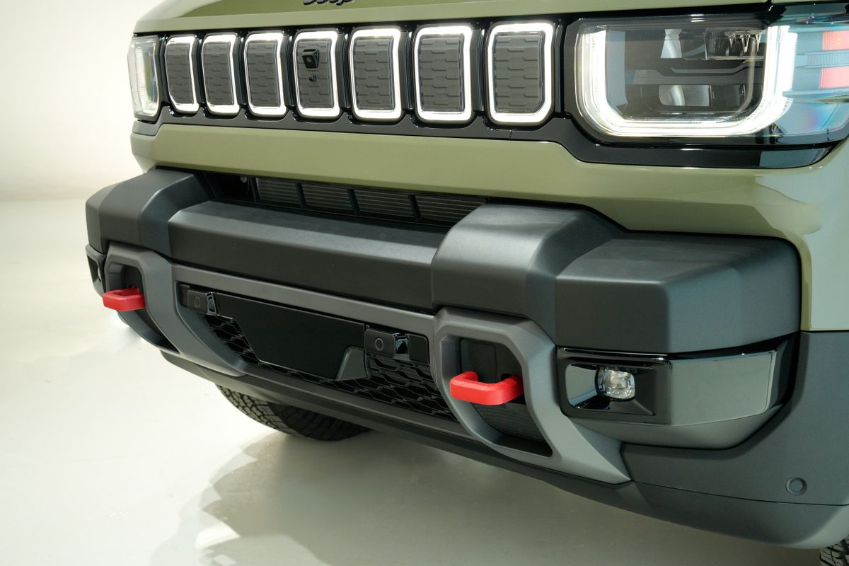 Jeep. Передние фары.