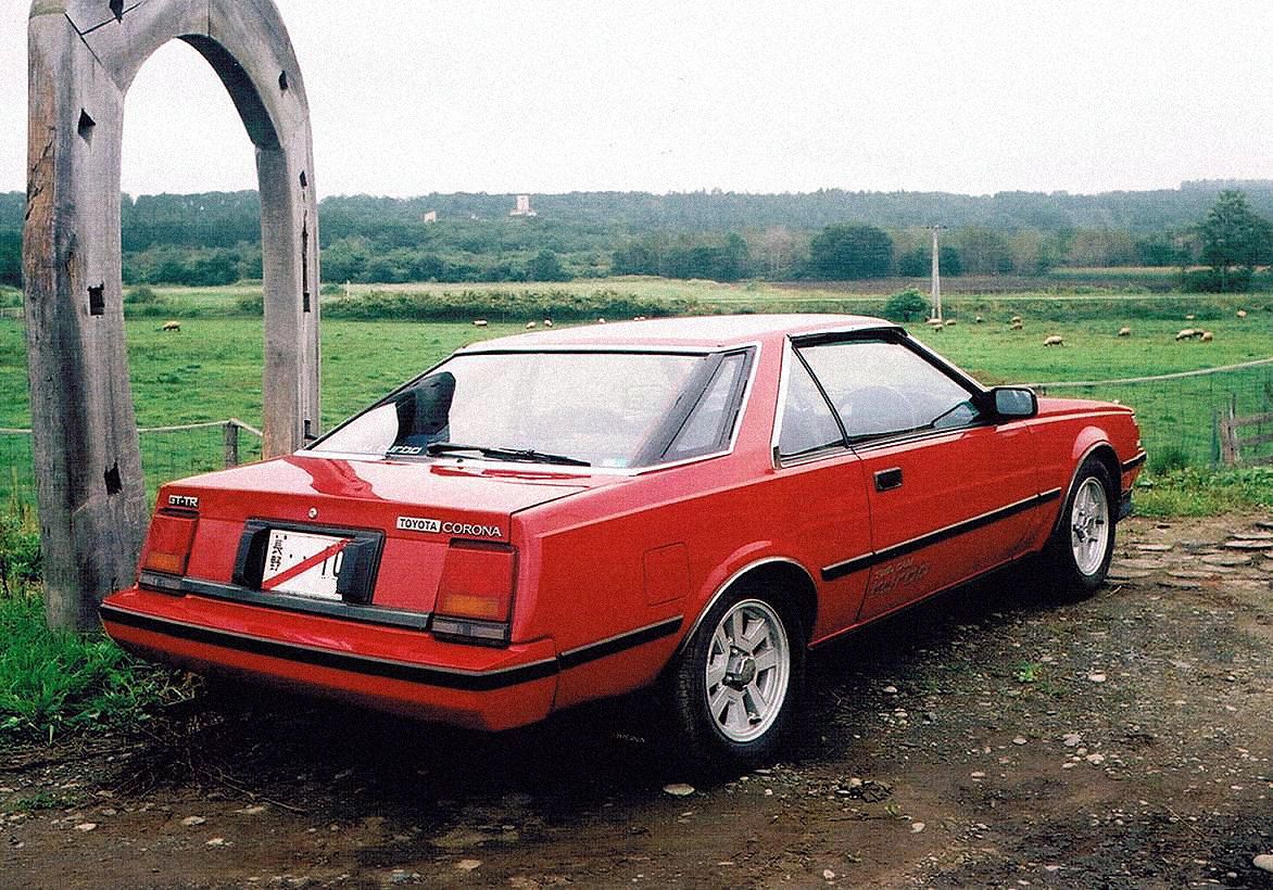 Toyota Corona 1982. Carrosserie, extérieur. Coupé sans montants, 7 génération