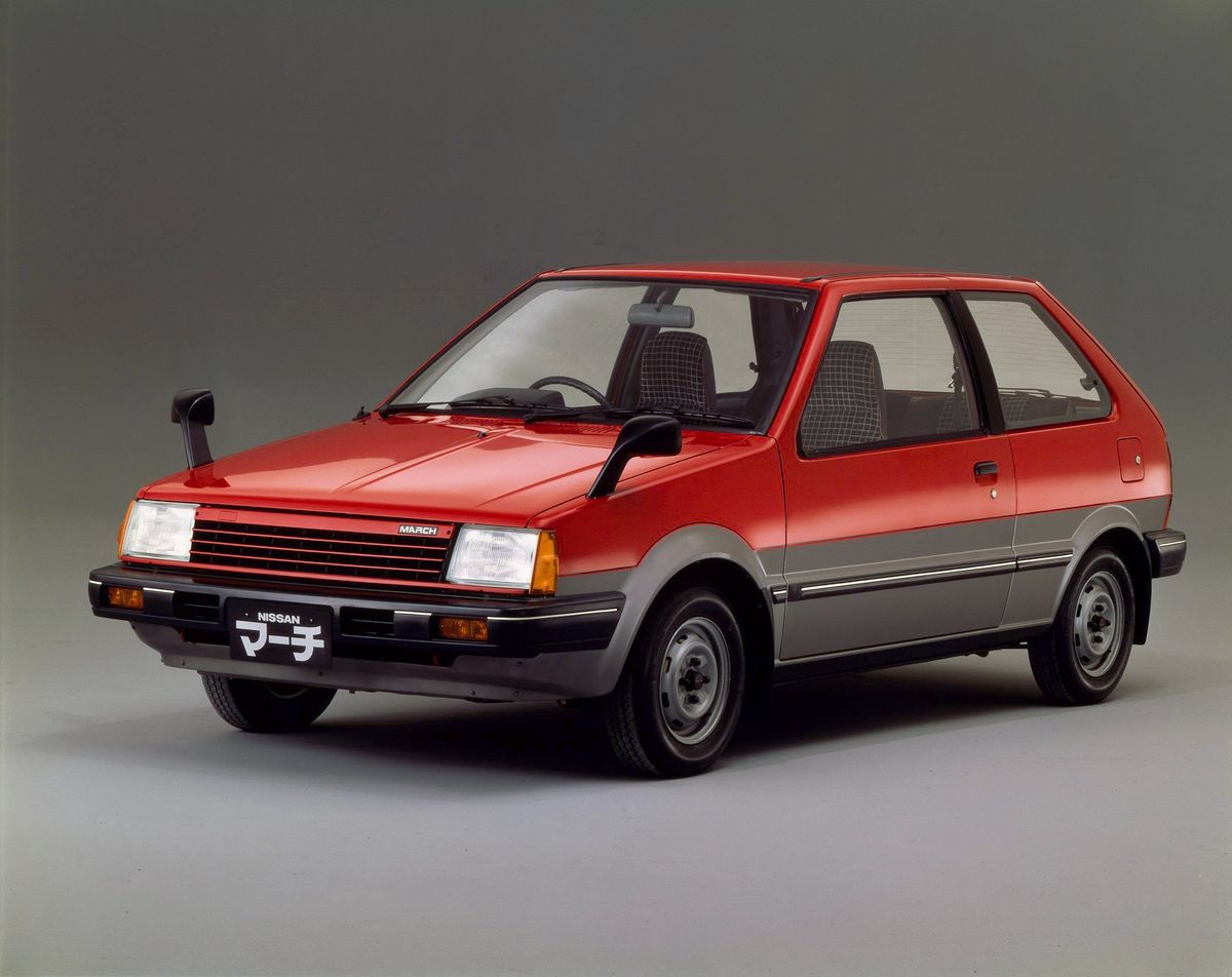 Nissan March 1982. Carrosserie, extérieur. Mini 3-portes, 1 génération