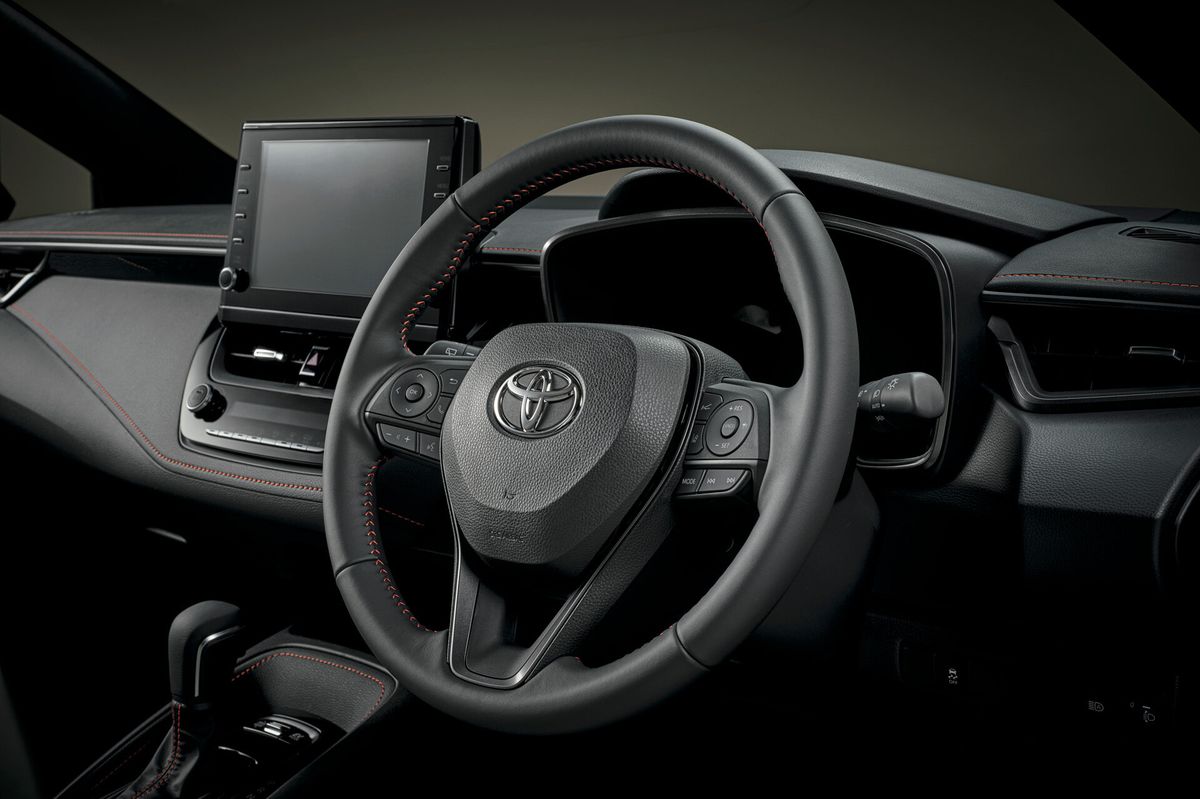 Toyota Corolla. Steering wheel.