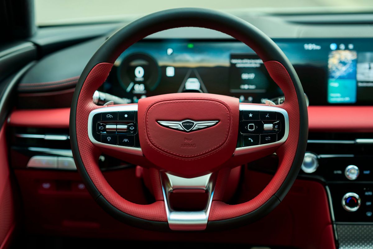 Genesis G80 2023. Панель приборов. Седан, 2 поколение, рестайлинг 1