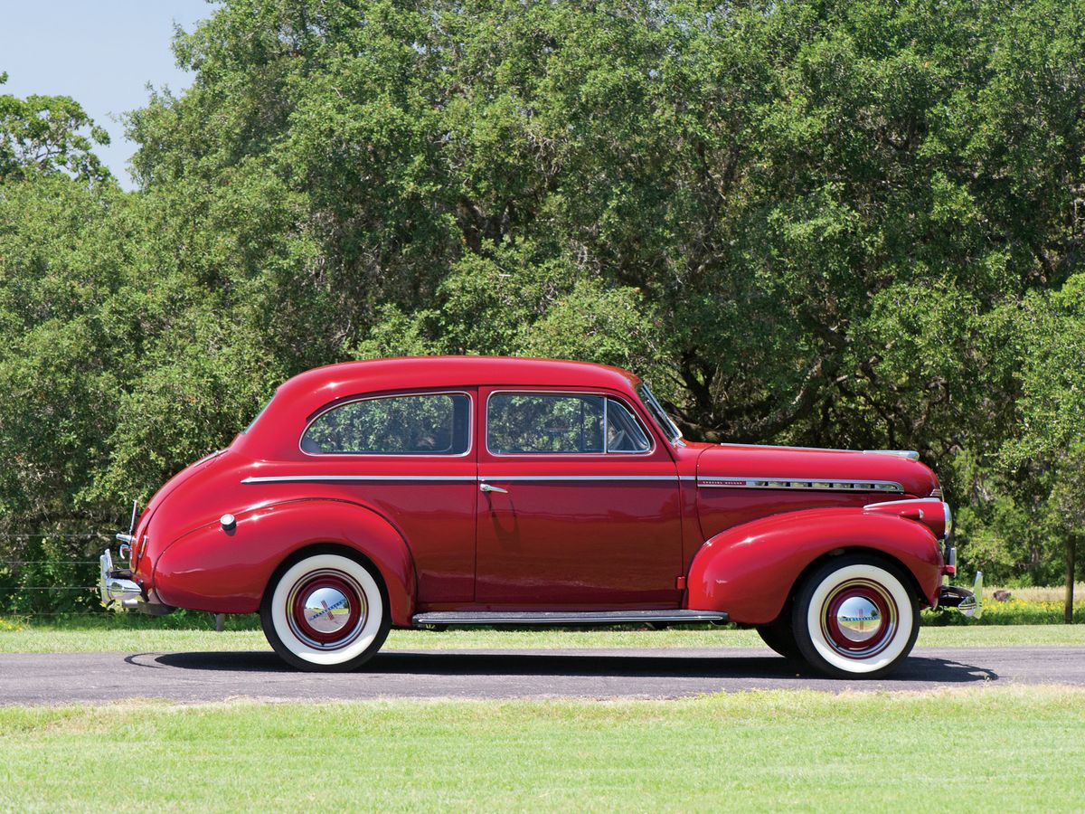 Chevrolet Special DeLuxe 1941. Carrosserie, extérieur. Berline 2-portes, 1 génération