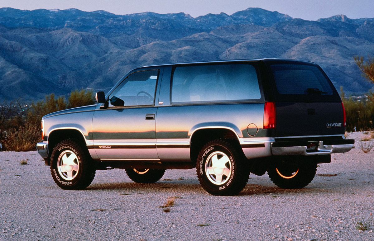 Chevrolet Blazer K5 1991. Carrosserie, extérieur. VUS 3-portes, 3 génération
